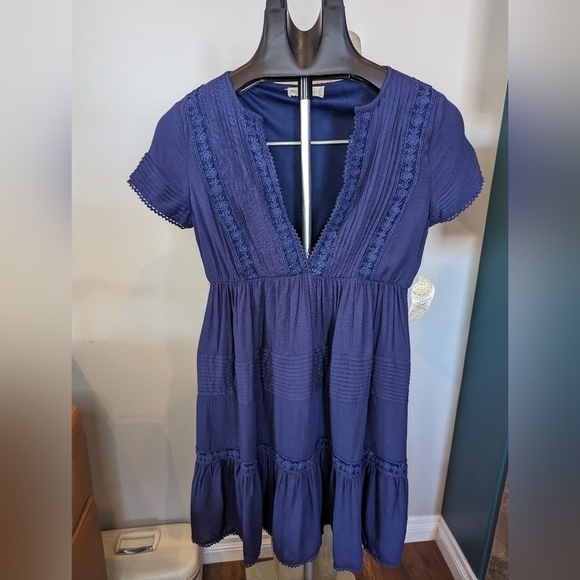Navy Blue Altar’d State mini dress size XS  New With Tags In USD - Picture 9 of 15